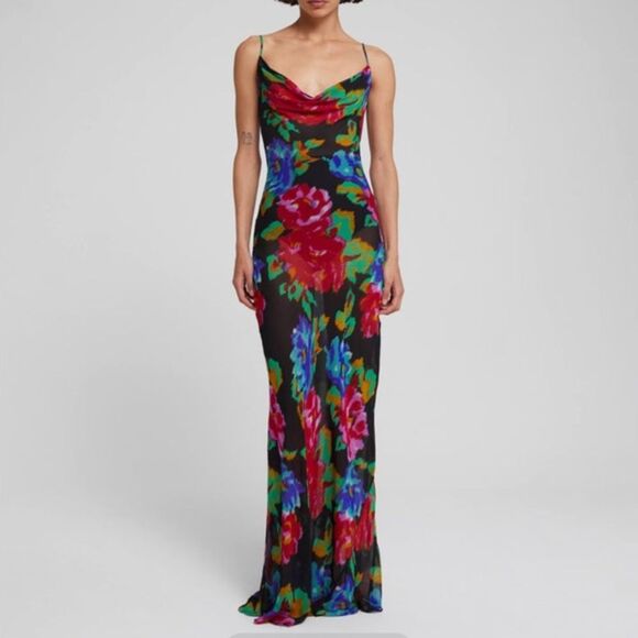 Rat & Boa Casablanca Floral Sheer Dress Size Extra Large